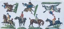 Conjunto de 8 No. Pequenos restos vitorianos temáticos de corrida de cavalos comprar usado  Enviando para Brazil