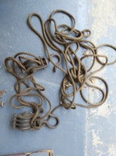 Vintage block tackle for sale  SPILSBY
