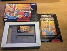 World Heroes Super Nintendo SNES OVP CIB Boxed NTSC comprar usado  Enviando para Brazil