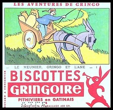 Buvard publicitaire biscottes d'occasion  Rioz