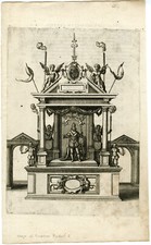 Estampa mestre antiga-PALCO COM IMPERADOR-RUDOLF-II-Mommaert-1594, usado comprar usado Estampa mestre antiga-PALCO COM IMPERADOR-RUDOLF-II-Mommaert-1594, usado comprar usado  Enviando para Brazil