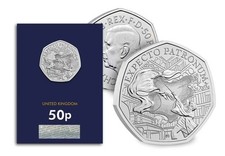 Novo em folha 2025 Reino Unido 50p moeda Harry Potter: O Patrono Certified BUNC Coin Charme comprar usado  Enviando para Brazil