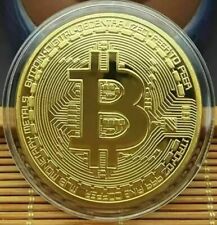 Gold plated bitcoin for sale  HARROGATE