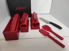 Kit de rolo Maki para fazer sushi japonês - 11 peças molde [coração, quadrado, em forma de círculo], usado comprar usado  Enviando para Brazil