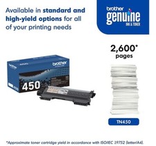 Cartucho de toner preto Brother TN450 alto rendimento genuíno - CAIXA ABERTA comprar usado  Enviando para Brazil