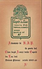 Etichetta label esprit usato  Trappeto