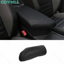 Para VW Jetta Mk7 2019-2023 Console Médio Couro Preto Apoio de Braço Caixa Painel Capa comprar usado  Enviando para Brazil