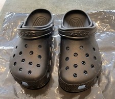 Ladies black crocs for sale  CROYDON
