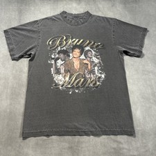Camiseta mágica BRUNO MARS 24 quilates tamanho MÉDIO MIAMI HARD ROCK PERFORMANCE desbotada comprar usado  Enviando para Brazil