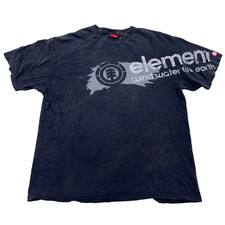 Camisa masculina vintage Y2K Element pequena grande preta skate skate desbotado soletrado comprar usado Camisa masculina vintage Y2K Element pequena grande preta skate skate desbotado soletrado comprar usado  Enviando para Brazil