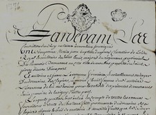 1776 parchemin bail d'occasion  Vesoul