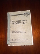 Nsu motorrad pony gebraucht kaufen  Bad Langensalza
