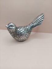 Silvertone resin bird for sale  PRESTWICK