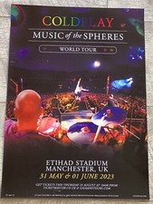 Coldplay manchester 2023 for sale  PERTH