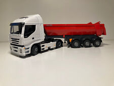 TEKNO trattore Iveco Stralis 2 assi con cassone ribaltabile 3 assi scala 1/50. comprar usado  Enviando para Brazil