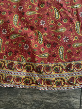 Red yellow paisley for sale  Visalia