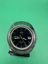 Vintage ORIENT relógio 3 estrelas EM70-C0 mostrador azul indicador de dia/data automático comprar usado  Enviando para Brazil