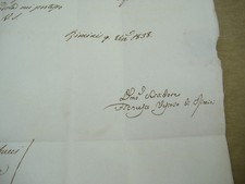 Prefilatelica 1838 per usato  Bologna