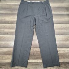 Pantalones de vestir Zanella para hombre 40x30 gris 100 % lana pantalones Italia frente plano carrera segunda mano  Embacar hacia Argentina