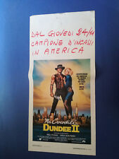 Locandina crocodile dundee usato  Nocera Superiore