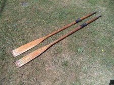 Wooden oars paddles for sale  WIMBORNE