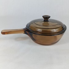 Panela de molho vintage Corning Vision vidro âmbar 0,5L com tampa comprar usado  Enviando para Brazil
