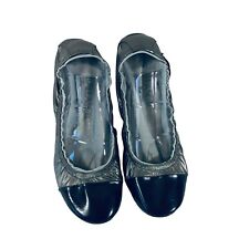 Usado, Sapatilhas Ballasox by Corso Como femininas pretas e prateadas 2 tons Prince Ballet EUA 10 comprar usado  Enviando para Brazil