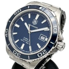 TAG HEUER Aqua Racer Calibre 5 WAK2111 Azul Marinho/Relógios Aço Inoxidável/... comprar usado  Enviando para Brazil