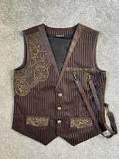 Vintage goth waistcoat for sale  HAMILTON