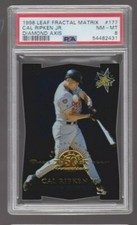 Usado, 1998 LEAF DIAMOND AXIS AZUL PARALELO OURO ESTRELA #177 CAL RIPKEN JR SP #/50 PSA 8 comprar usado  Enviando para Brazil