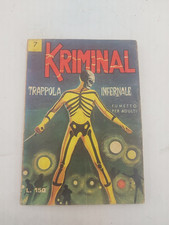 Fumetto kriminal trappola usato  Palermo