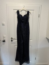 Abendkleid dunkel blau gebraucht kaufen  Werlte