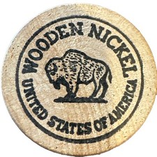 Wooden nickel coin for sale Wooden nickel coin for sale  Tarpon Springs