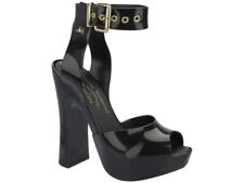 Sandália Melissa Vivienne Westwood Anglomania Slave preta 8 EUA 39 EUR 6 Reino Unido comprar usado  Brasil 