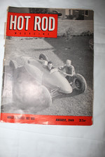 VINTAGE Original Agosto 1949 HOT ROD Revista Roadsters Antigos Spin Dizzies comprar usado  Enviando para Brazil