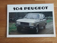 Peugeot 104 prospekt gebraucht kaufen  Deutschland