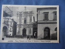 Antica cartolina aversa usato  Napoli