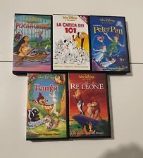 Videocassette originali walt usato  Genova