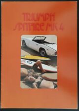 Triumph spitfire brochure for sale  BOURNE