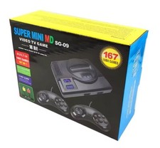 Console de jogos retrô Sega Genesis console incluído 167 jogos de 16 bits listados comprar usado  Enviando para Brazil