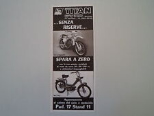 advertising Pubblicità 1977 MOTO TITAN 125 REGOLARITA'/PIVOT comprar usado  Enviando para Brazil