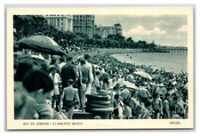 Cartão postal V20 Busy Flamengo Beach Rio de Janeiro Brasil UNP WB comprar usado  Enviando para Brazil