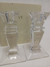 crystal candle holder for sale  RUGBY
