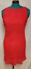 Vestido de festa Chelsea Nites vintage tamanho 10 vermelho brilhante detalhe de pescoço cowell nas costas comprar usado  Enviando para Brazil