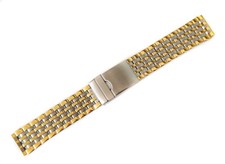 Uhrenarmband edelstahl bicolor gebraucht kaufen  Berlin