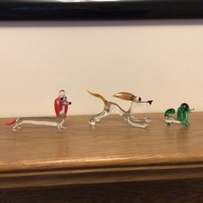 Vintage glass dog for sale  CREWE