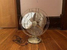 Usado, Ventilador de mesa vintage General Electric 8" marfim lâmina silenciosa ventilador antigo comprar usado  Enviando para Brazil