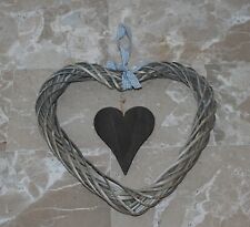 Cuore vimini decorazione usato  San Stino di Livenza