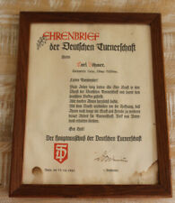 Ehrenbrief urkunde turnerschaf gebraucht kaufen  Wilthen