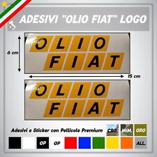 Adesivi sticker olio usato  Cervino